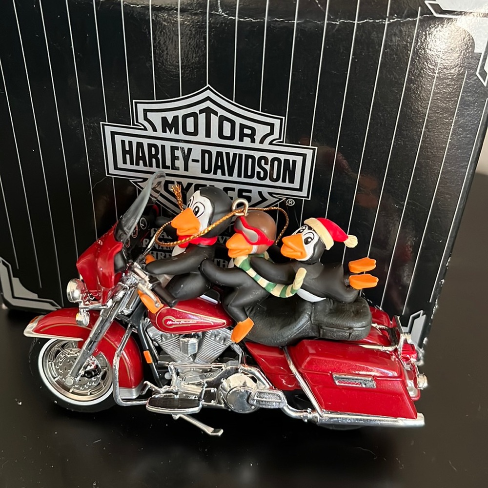 Harley Davidson Ornament “Three for the Road”